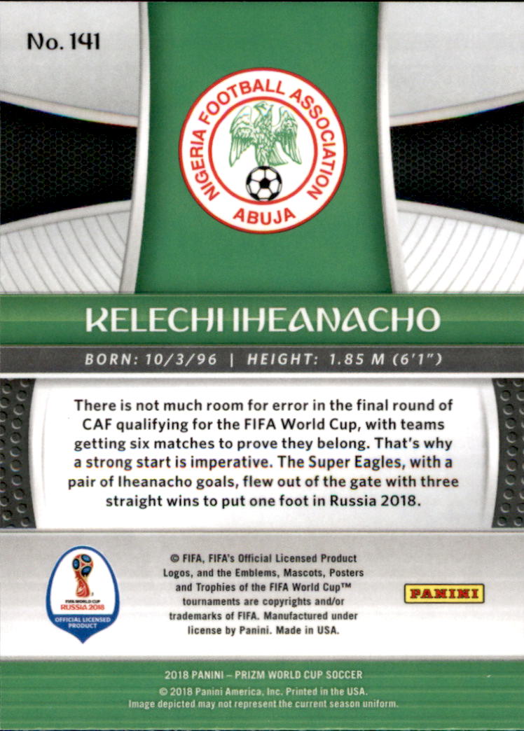 A5336- 2018 Panini Prizm World Cup Soccer 1-300 -You Pick- 15+ FREE US SHIP - Picture 134 of 323