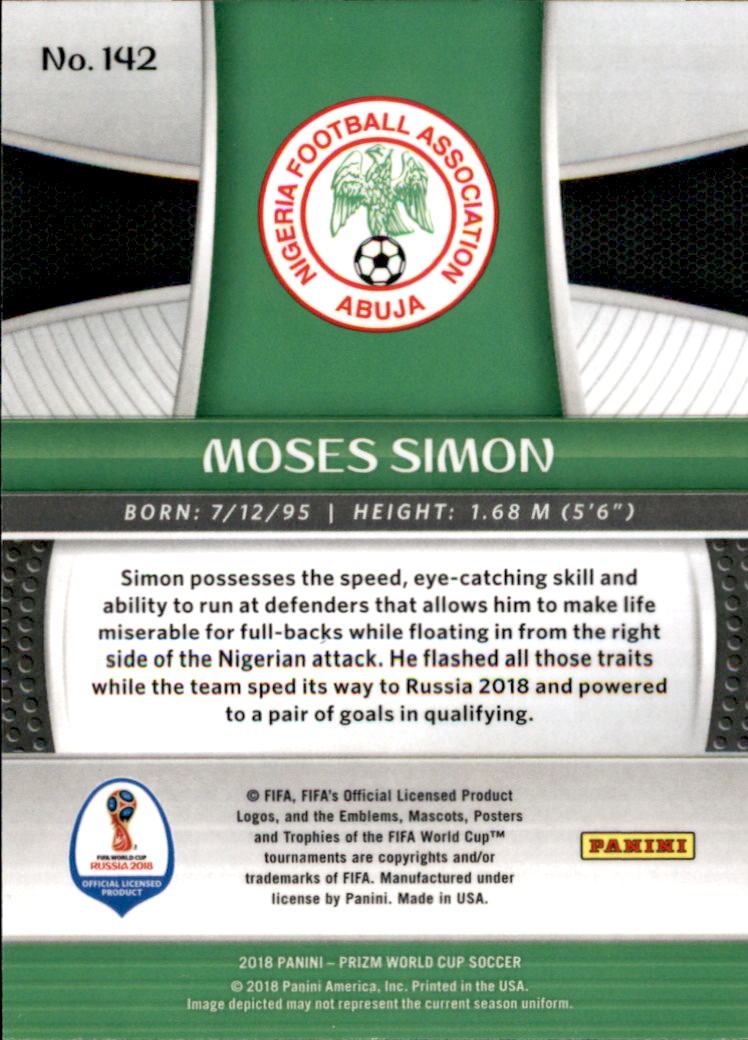 A5336- 2018 Panini Prizm World Cup Soccer 1-300 -You Pick- 15+ FREE US SHIP - Picture 136 of 323