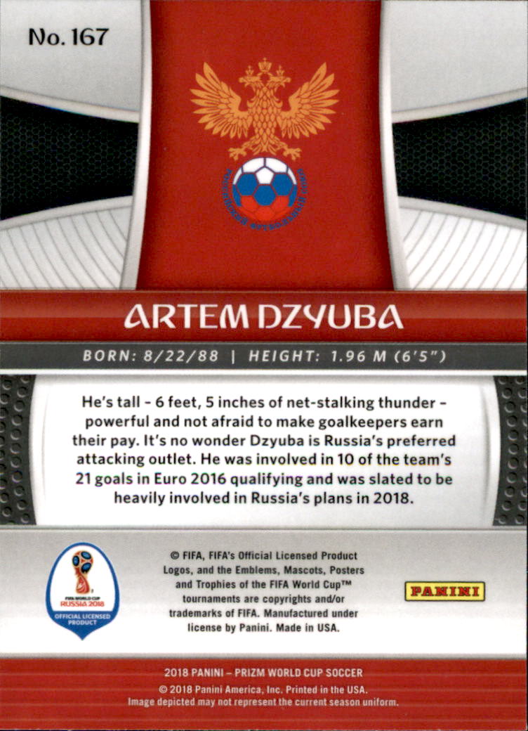 A5336- 2018 Panini Prizm World Cup Soccer 1-300 -You Pick- 15+ FREE US SHIP - Picture 168 of 323