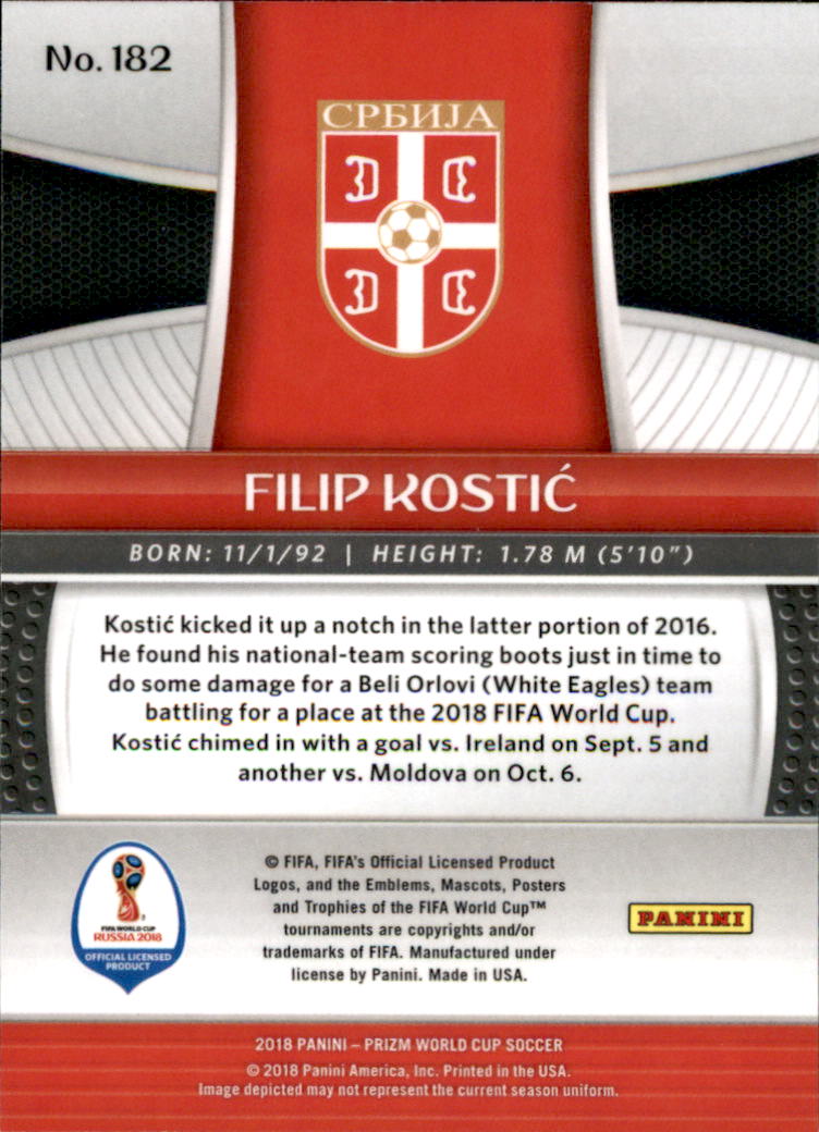 A5336- 2018 Panini Prizm World Cup Soccer 1-300 -You Pick- 15+ FREE US SHIP - Picture 190 of 323