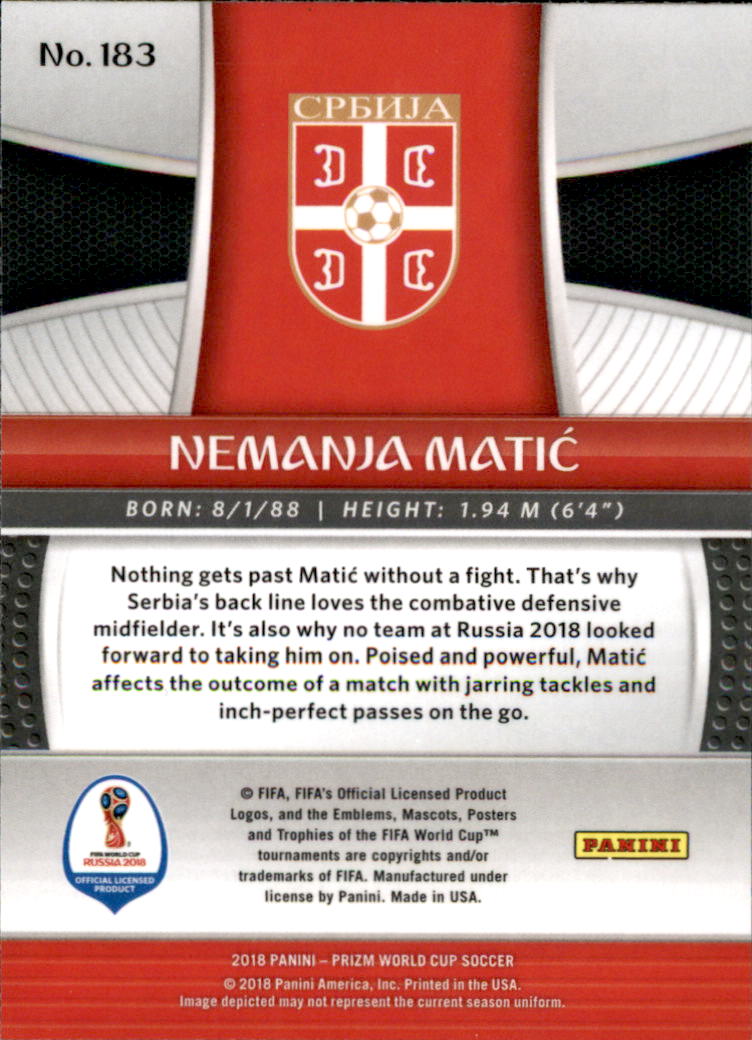 A5336- 2018 Panini Prizm World Cup Soccer 1-300 -You Pick- 15+ FREE US SHIP - Picture 192 of 323