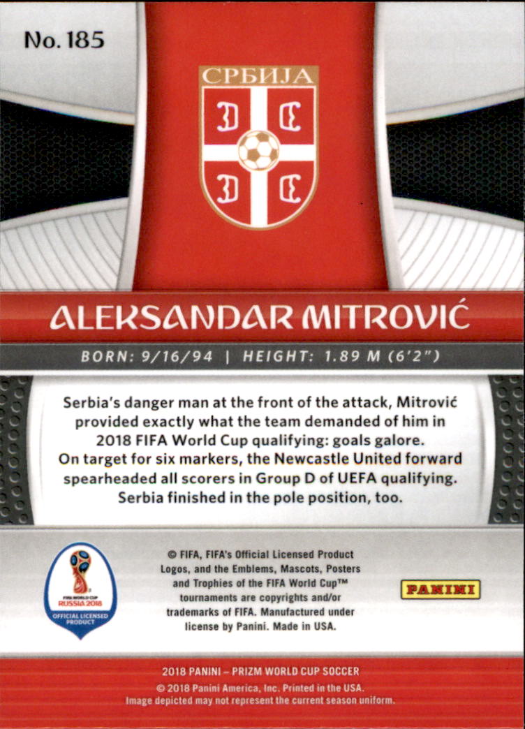 A5336- 2018 Panini Prizm World Cup Soccer 1-300 -You Pick- 15+ FREE US SHIP - Picture 196 of 323