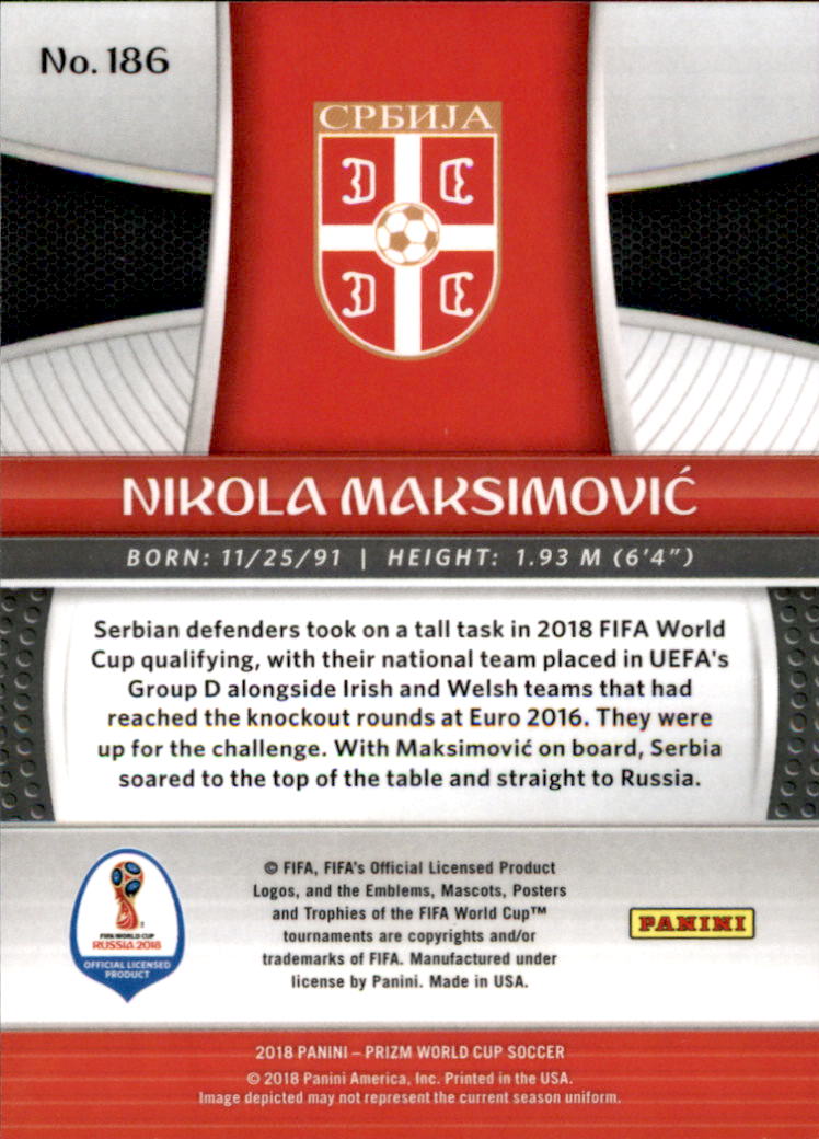 A5336- 2018 Panini Prizm World Cup Soccer 1-300 -You Pick- 15+ FREE US SHIP - Picture 198 of 323