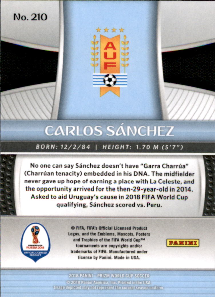 A5336- 2018 Panini Prizm World Cup Soccer 1-300 -You Pick- 15+ FREE US SHIP - Picture 217 of 323