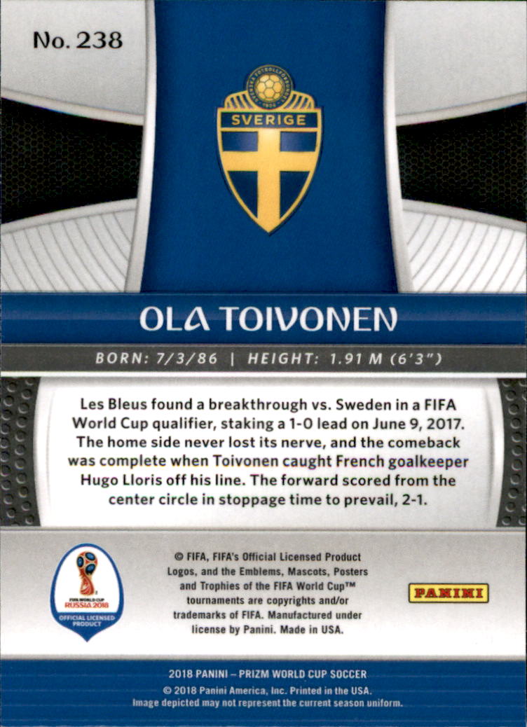 A5336- 2018 Panini Prizm World Cup Soccer 1-300 -You Pick- 15+ FREE US SHIP - Picture 249 of 323