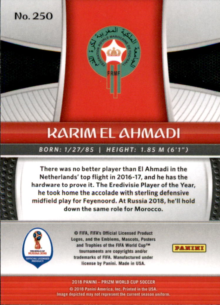 A5336- 2018 Panini Prizm World Cup Soccer 1-300 -You Pick- 15+ FREE US SHIP - Picture 264 of 323
