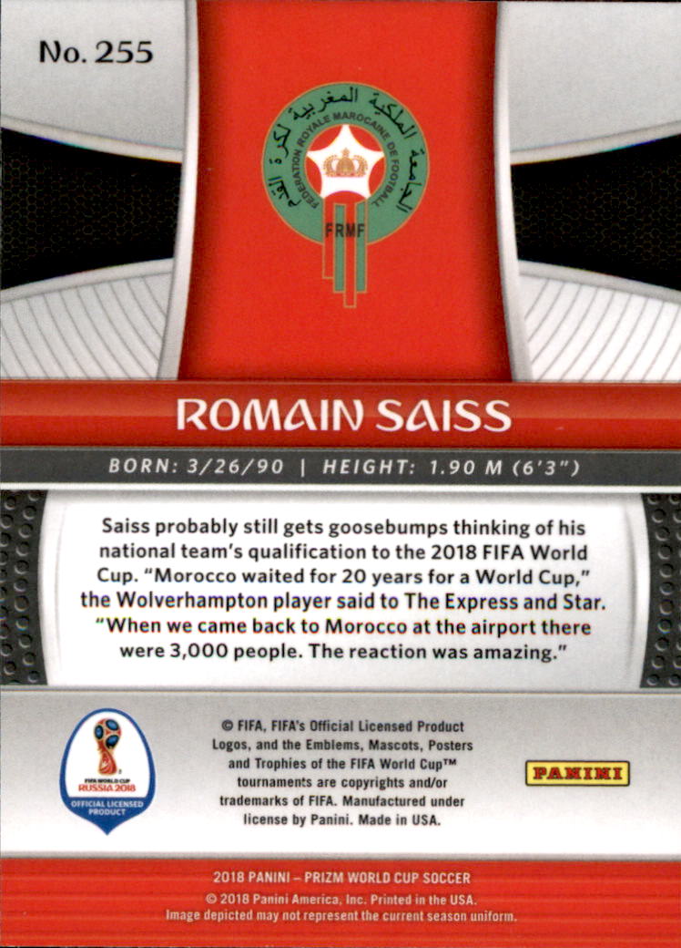 A5336- 2018 Panini Prizm World Cup Soccer 1-300 -You Pick- 15+ FREE US SHIP - Picture 272 of 323