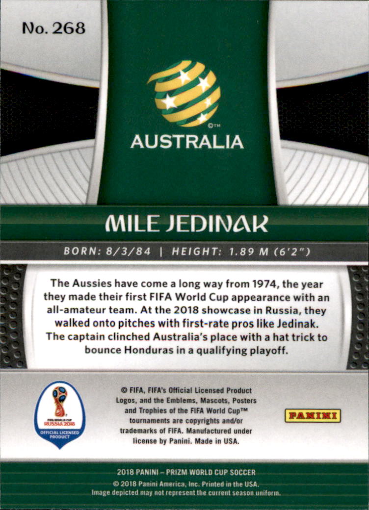 A5336- 2018 Panini Prizm World Cup Soccer 1-300 -You Pick- 15+ FREE US SHIP - Picture 287 of 323