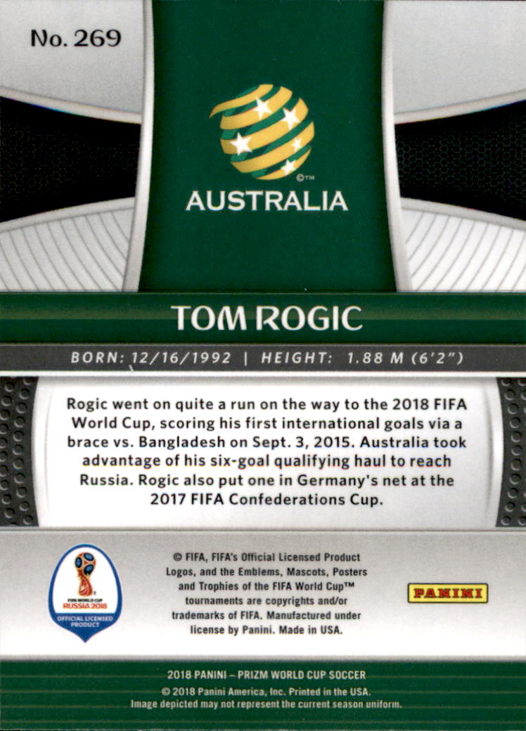 A5336- 2018 Panini Prizm World Cup Soccer 1-300 -You Pick- 15+ FREE US SHIP - Picture 289 of 323
