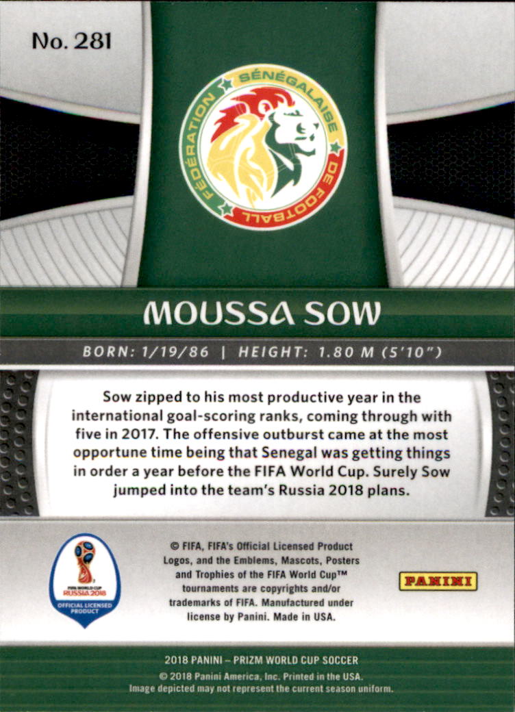 A5336- 2018 Panini Prizm World Cup Soccer 1-300 -You Pick- 15+ FREE US SHIP - Picture 303 of 323