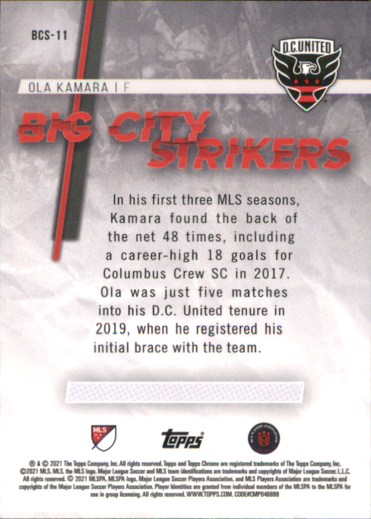 A1772- 2021 Topps Chrome MLS Soccer Insert Cards -You Pick- 15+ FREE US SHIP - Picture 29 of 88