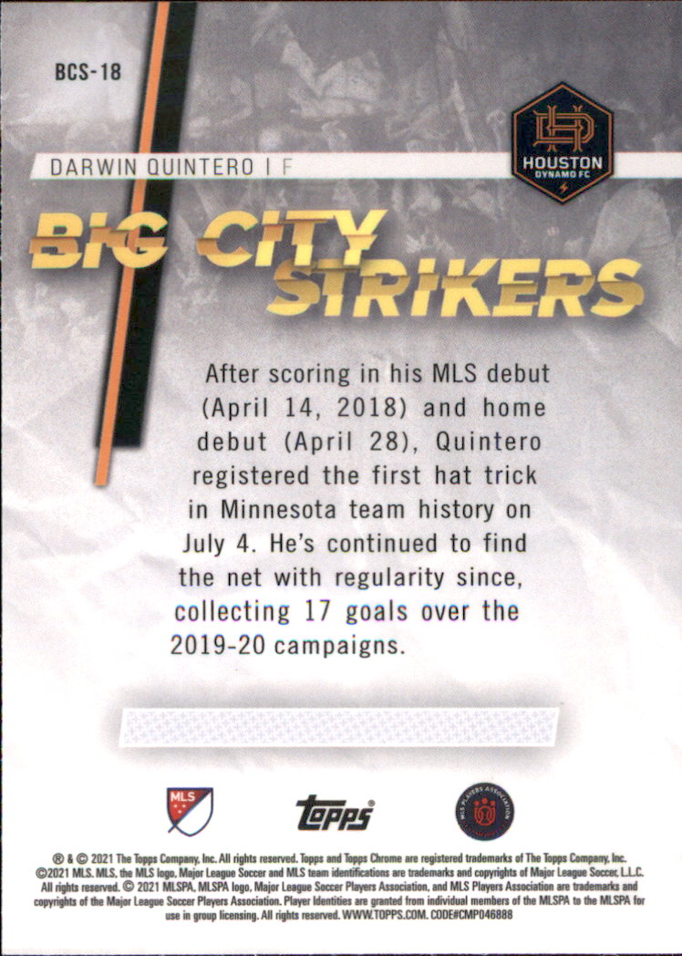 A1772- 2021 Topps Chrome MLS Soccer Insert Cards -You Pick- 15+ FREE US SHIP - Picture 37 of 88