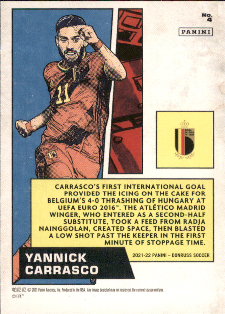 2021-22 Donruss Net Marvels #4 Yannick Carrasco back image