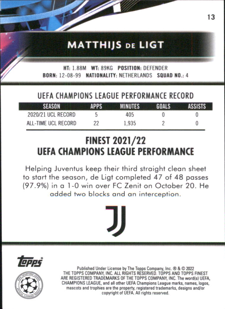 B5702- 2021-22 Finest UEFA Champions League 1-100 -You Pick- 15+ FREE US SHIP