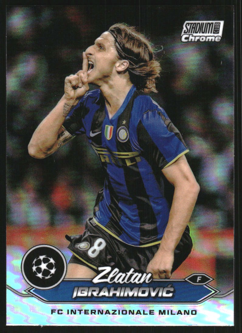 2023-24 Topps Stadium Club Chrome Ucl - Zlatan Ibrahimovic #88 Refractor  for sale online | eBay