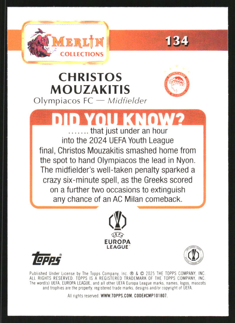 Sports Card Back