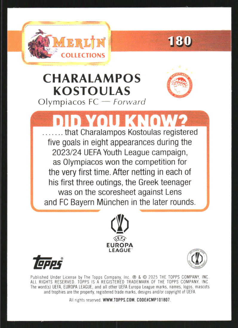 Sports Card Back