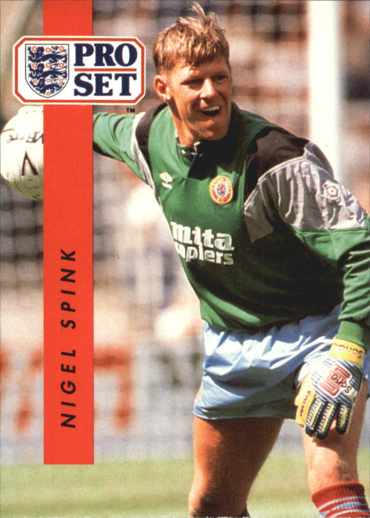 1990-91 Pro Set England #15 Nigel Spink