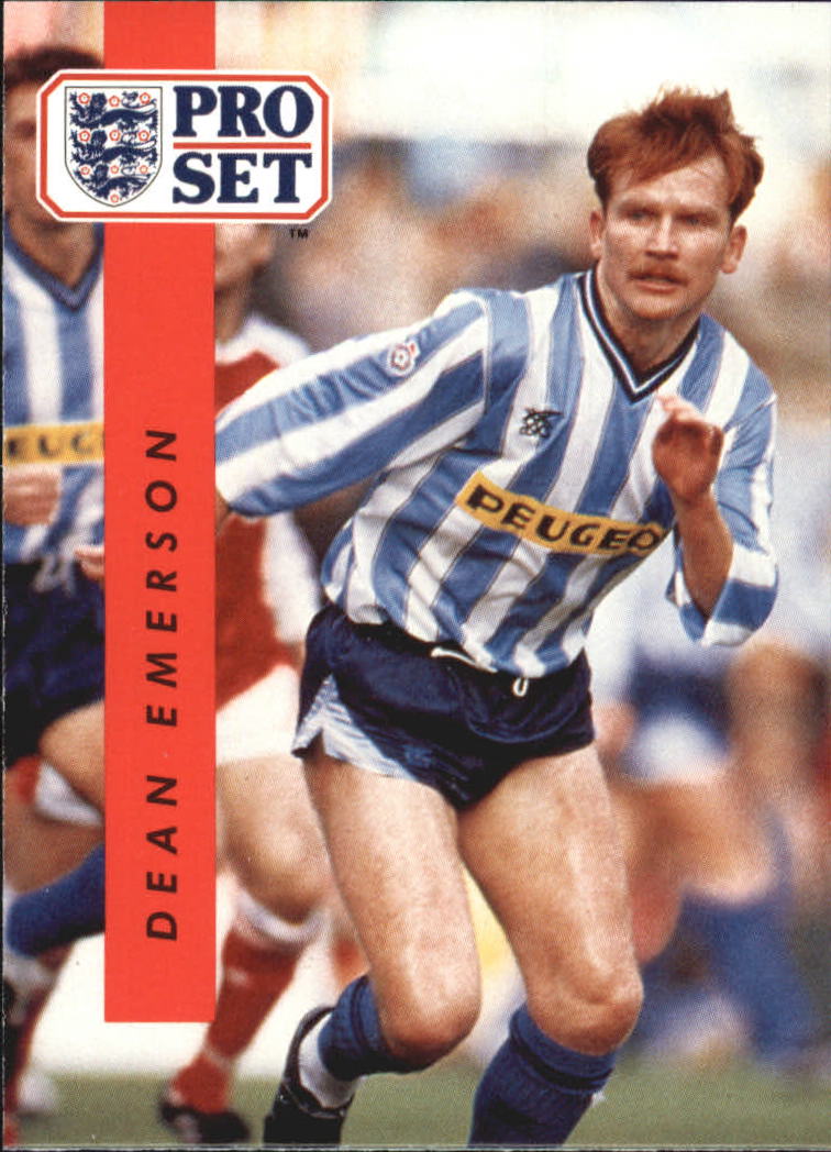 1990-91 Pro Set England #52 Dean Emerson