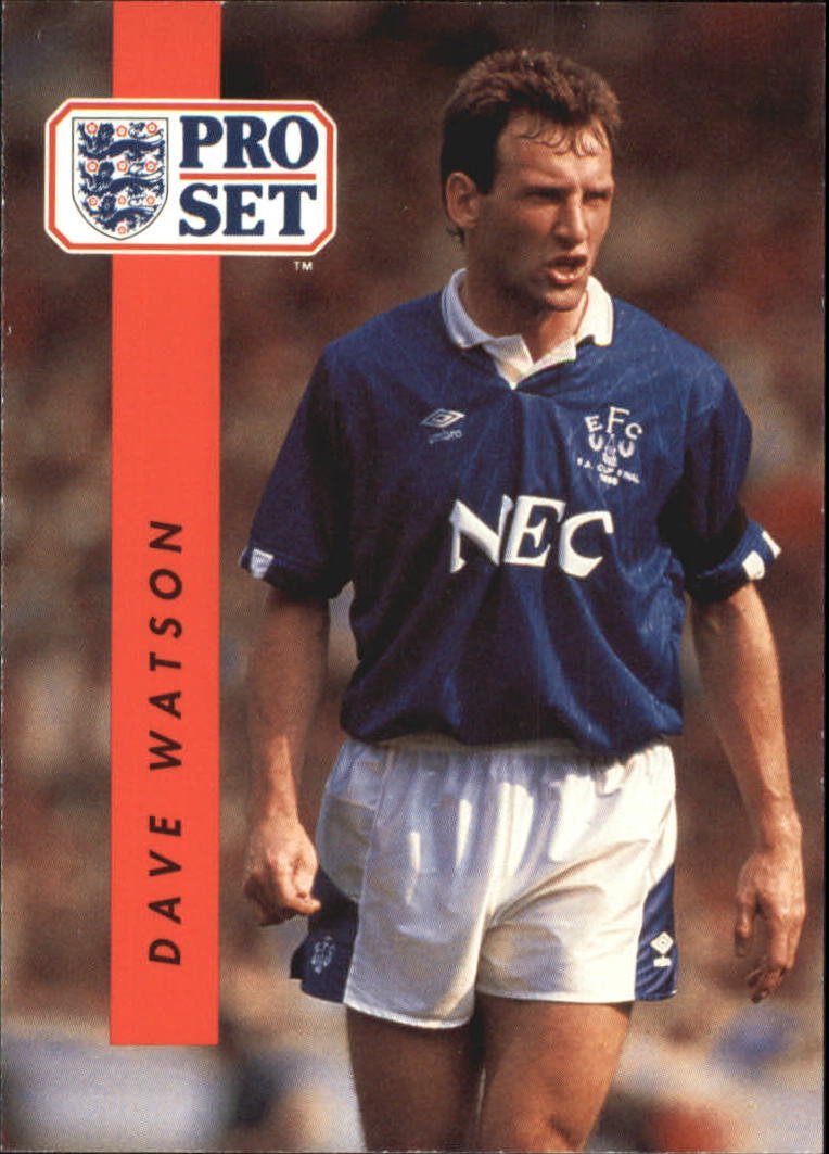 1990-91 Pro Set England #75 Dave Watson