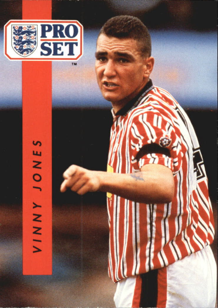 1990-91 Pro Set England #194 Vinny Jones