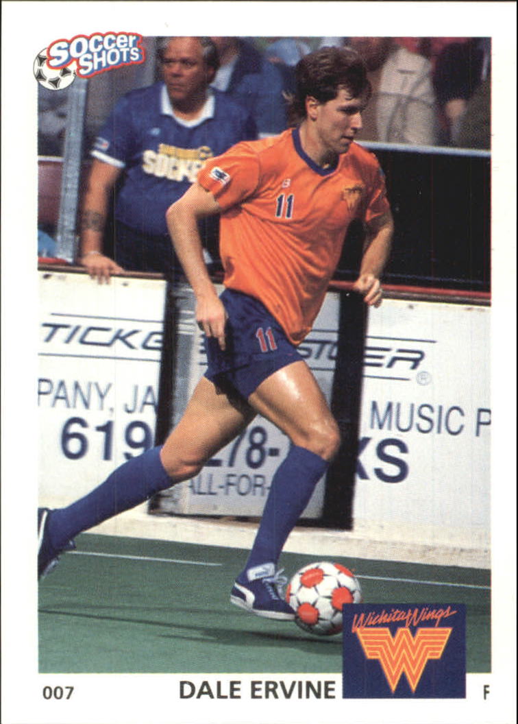 1991 Soccer Shots MSL #7 Dale Ervine