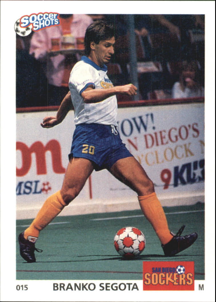 1991 Soccer Shots MSL #15 Branko Segota