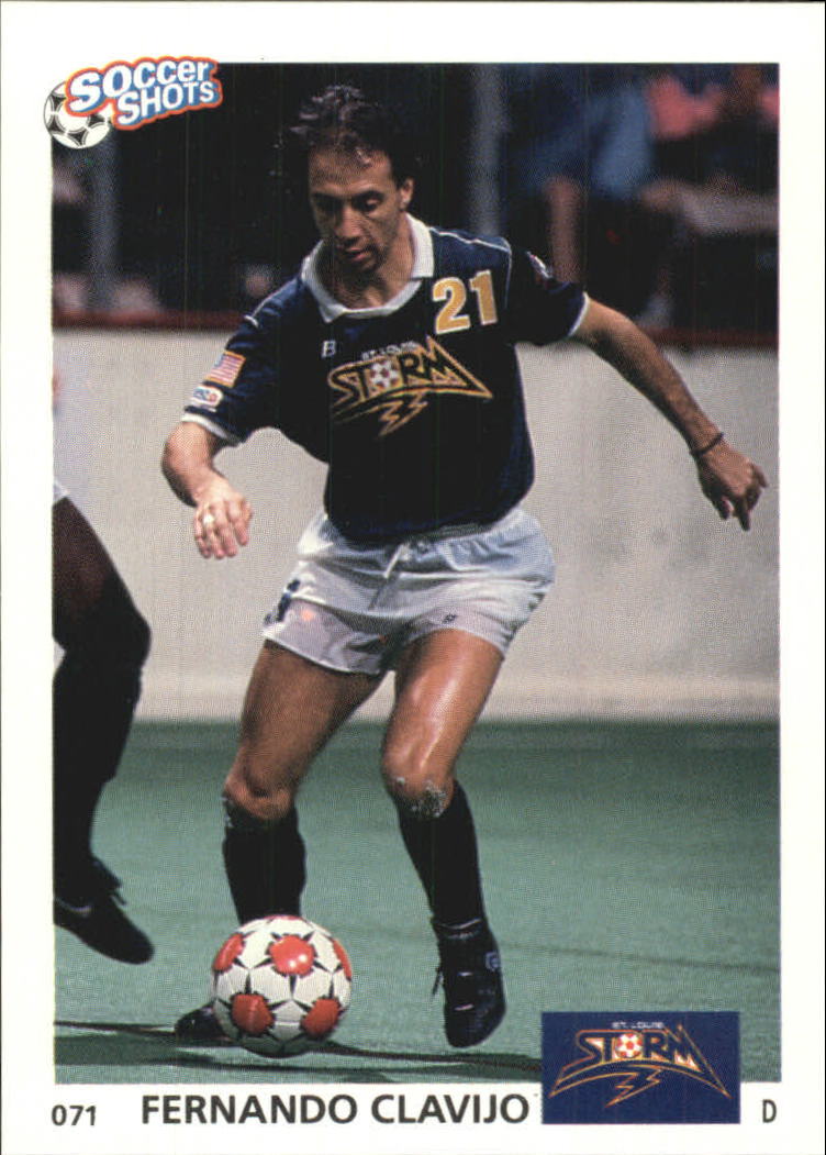 1991 Soccer Shots MSL #71 Fernando Clavijo