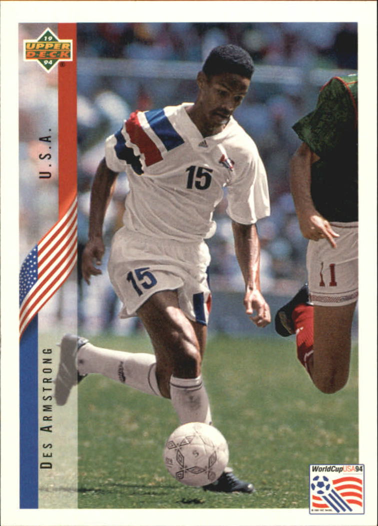 1994 Upper Deck World Cup Contenders English/Spanish #2 Des Armstrong