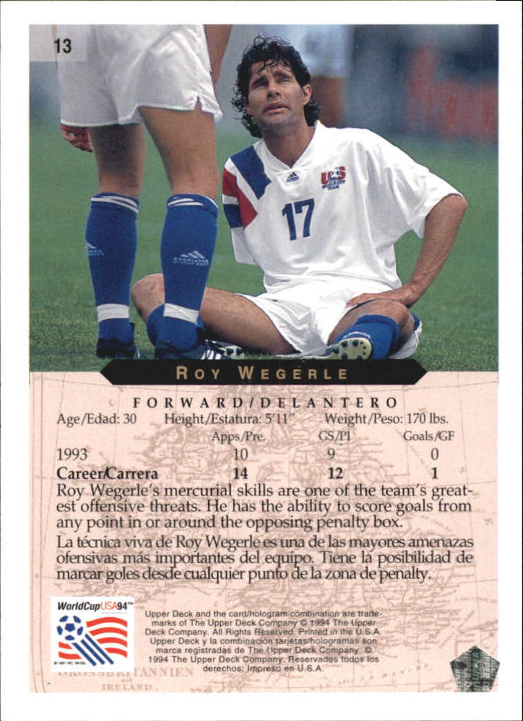 B3467- 1994 Upper Deck World Cup Contenders 1-200 -You Pick- 15+ FREE US SHIP