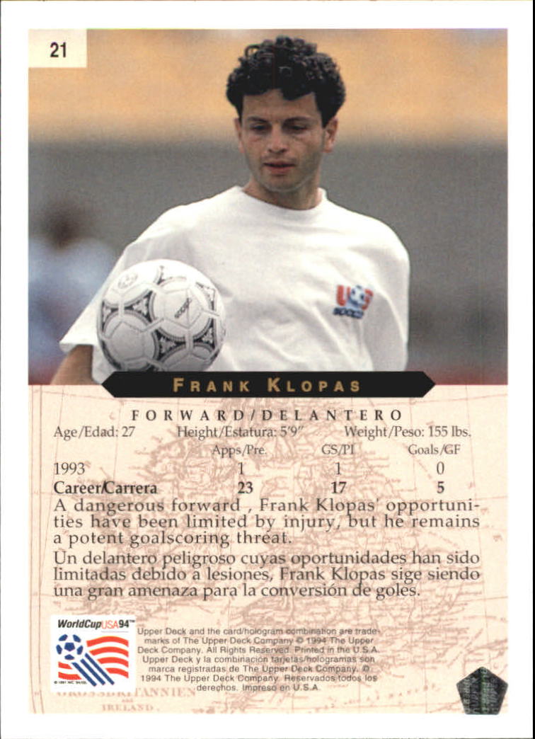 B3467- 1994 Upper Deck World Cup Contenders 1-200 -You Pick- 15+ FREE US SHIP