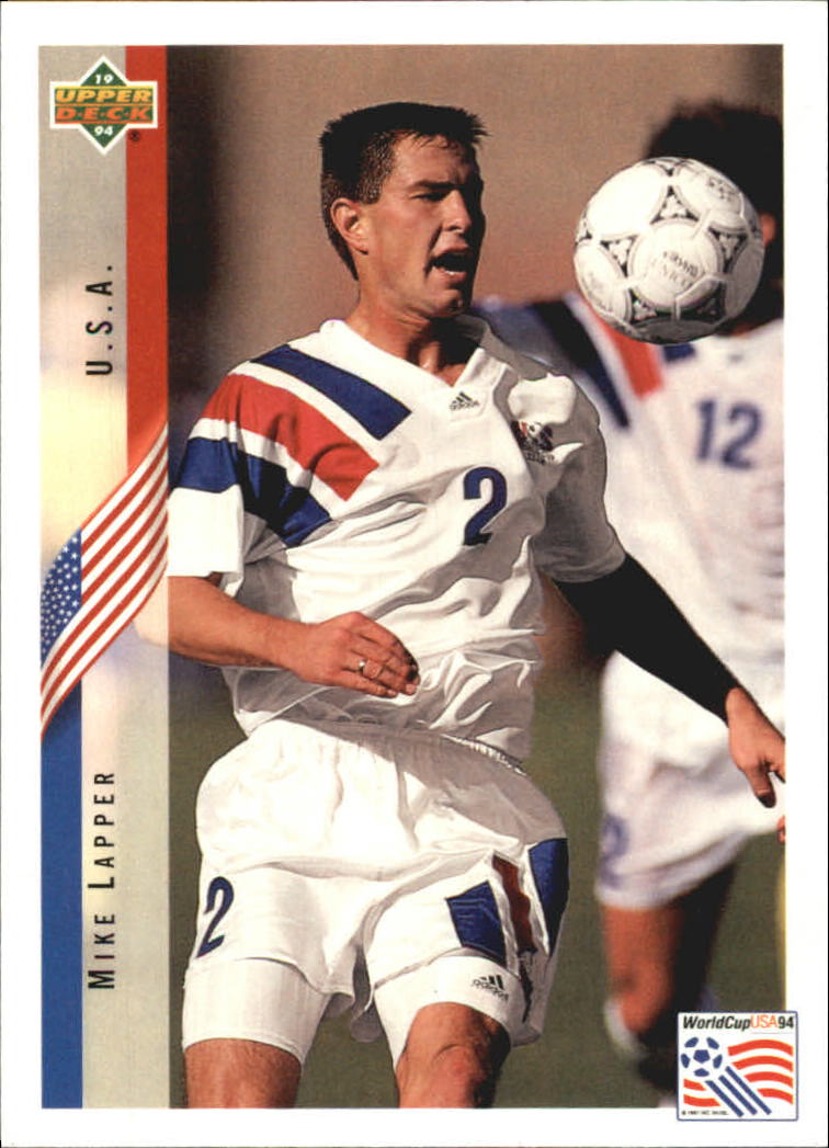 1994 Upper Deck World Cup Contenders English/Spanish #28 Mike Lapper