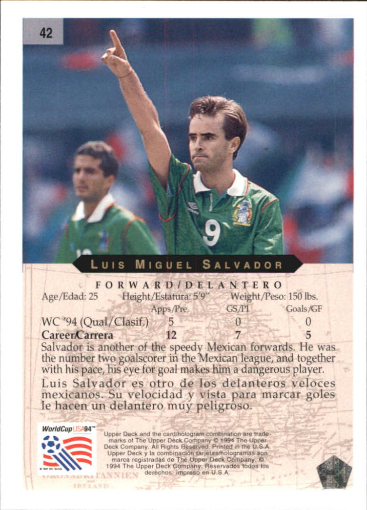 B3467- 1994 Upper Deck World Cup Contenders 1-200 -You Pick- 15+ FREE US SHIP