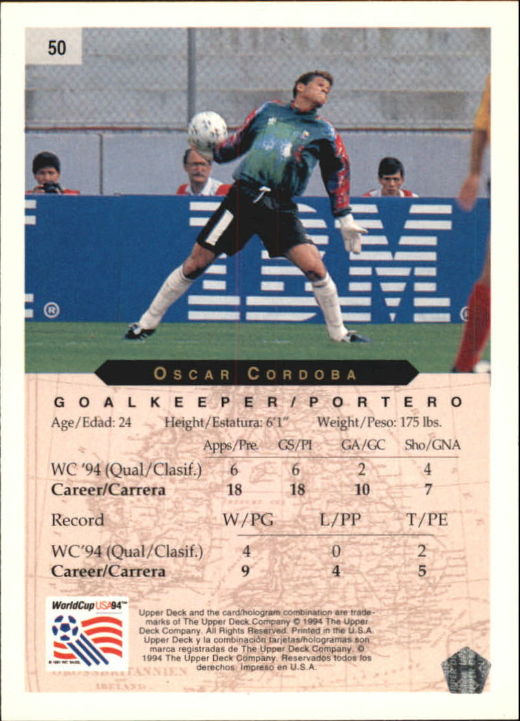 B3467- 1994 Upper Deck World Cup Contenders 1-200 -You Pick- 15+ FREE US SHIP