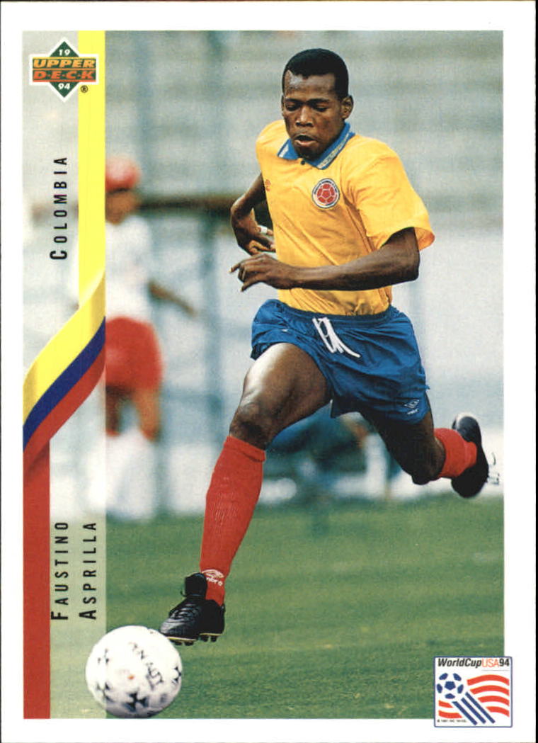 1994 Upper Deck World Cup Contenders English/Spanish #57 Faustino Asprilla