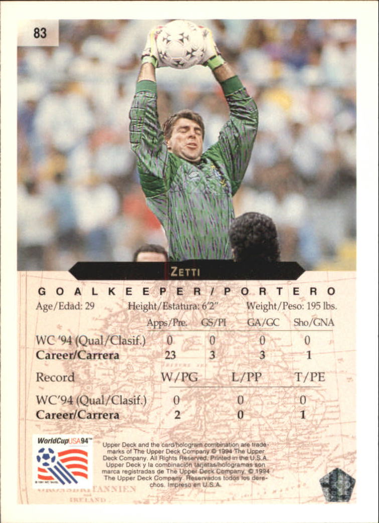 B3467- 1994 Upper Deck World Cup Contenders 1-200 -You Pick- 15+ FREE US SHIP