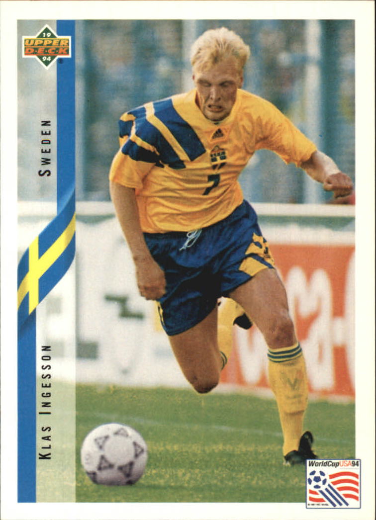 1994 Upper Deck World Cup Contenders English/Spanish #89 Klas Ingasson