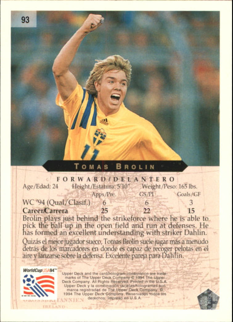 B3467- 1994 Upper Deck World Cup Contenders 1-200 -You Pick- 15+ FREE US SHIP