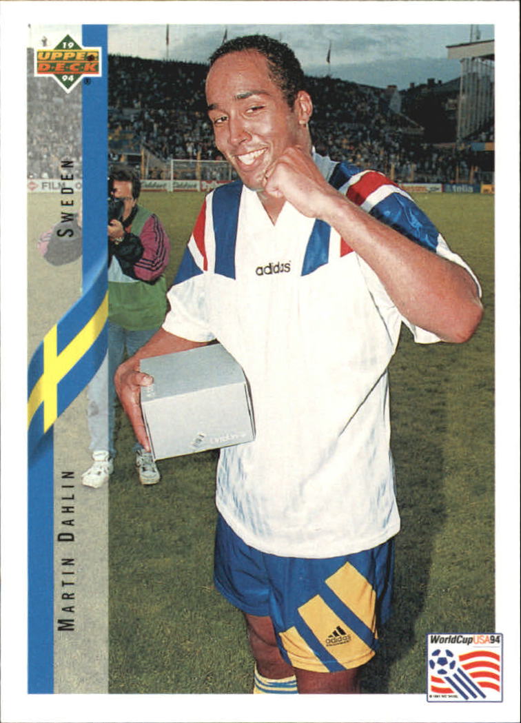 1994 Upper Deck World Cup Contenders English/Spanish #94 Martin Dahlin