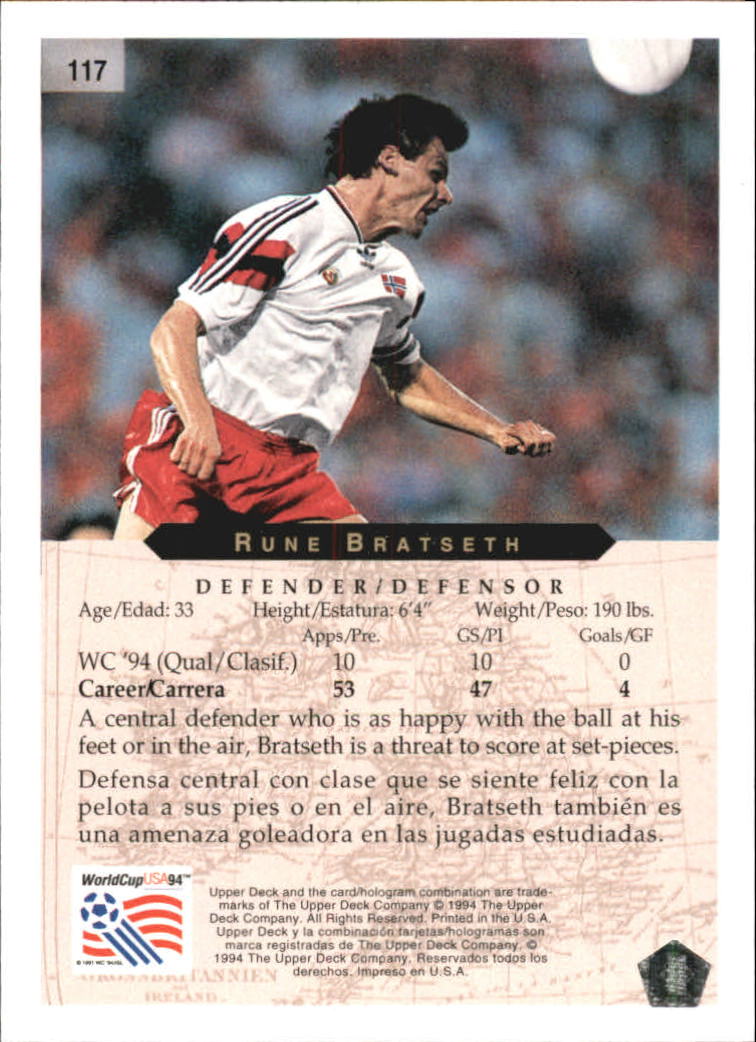 B3467- 1994 Upper Deck World Cup Contenders 1-200 -You Pick- 15+ FREE US SHIP