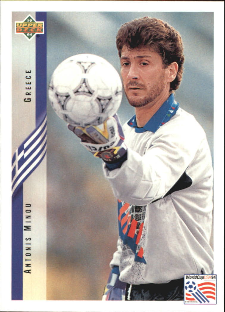 1994 Upper Deck World Cup Contenders English/Spanish #139 Antonis Minou