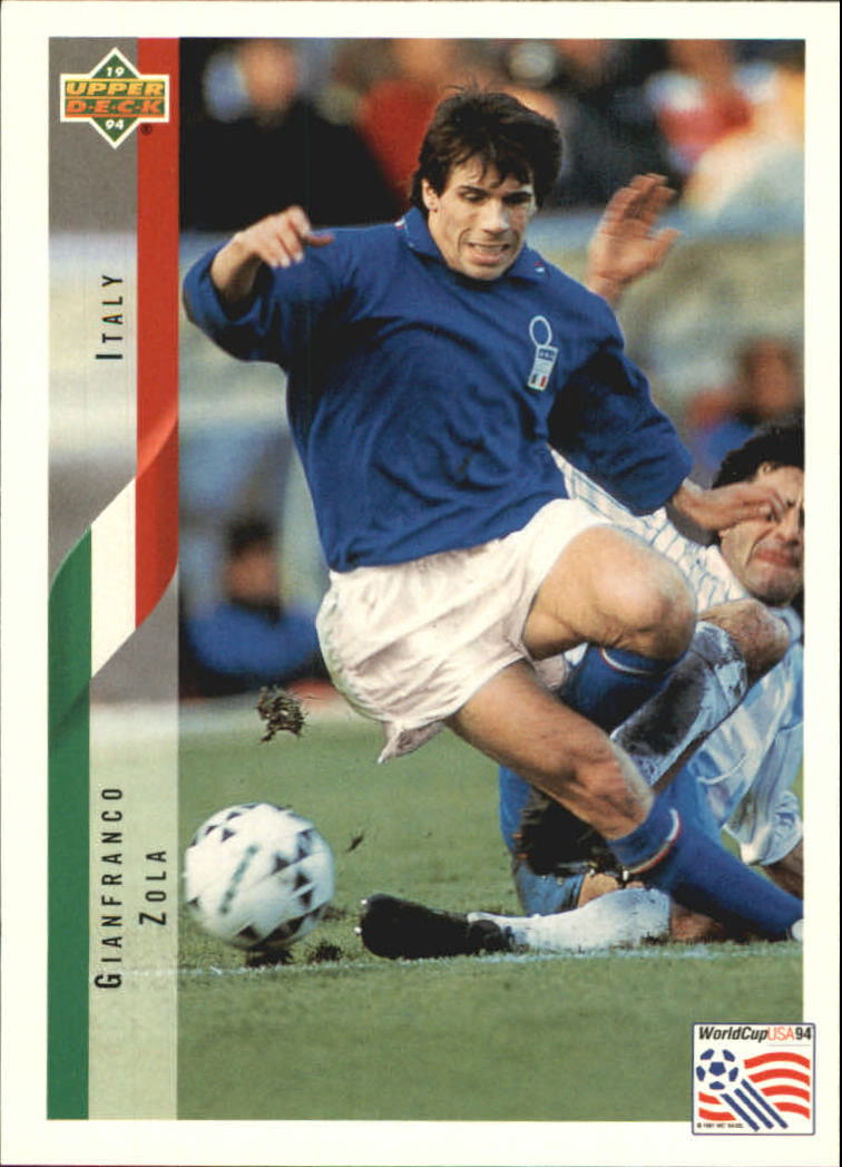 1994 Upper Deck World Cup Contenders English/Spanish #157 Gianfranco Zola