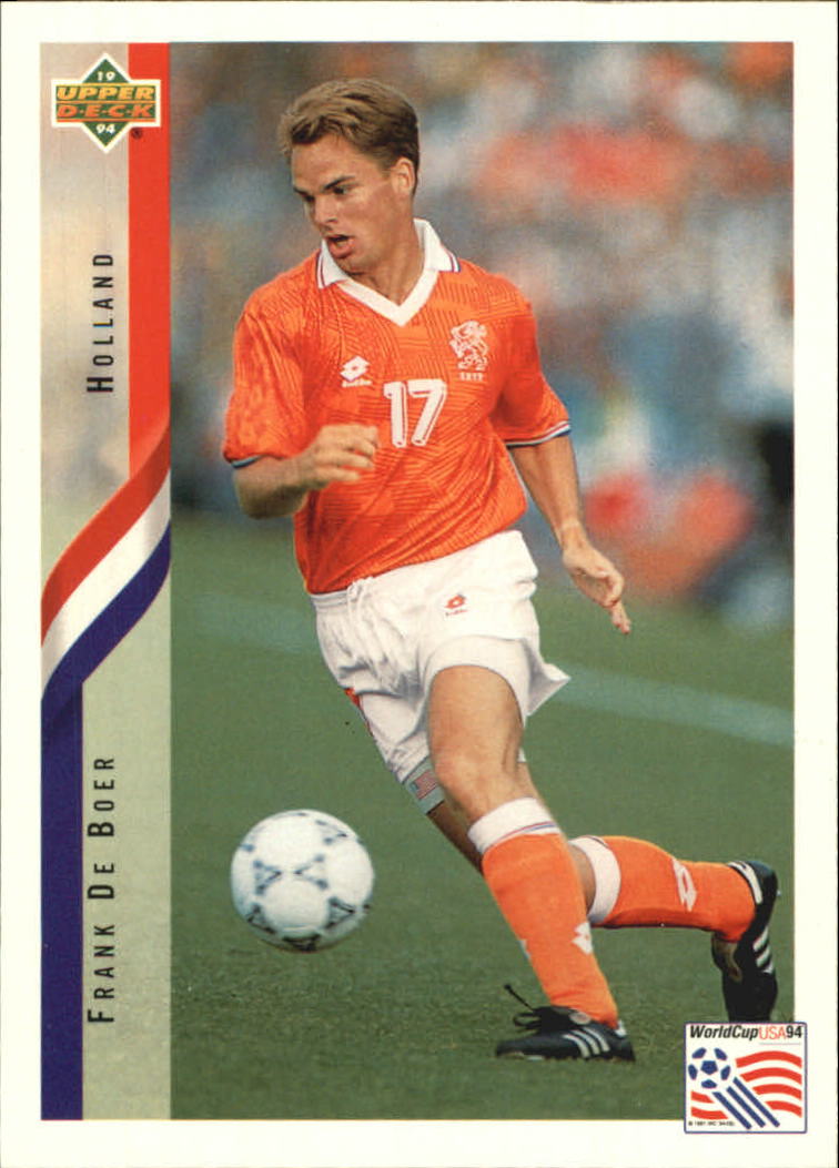 1994 Upper Deck World Cup Contenders English/Spanish #167 Frank De Boer