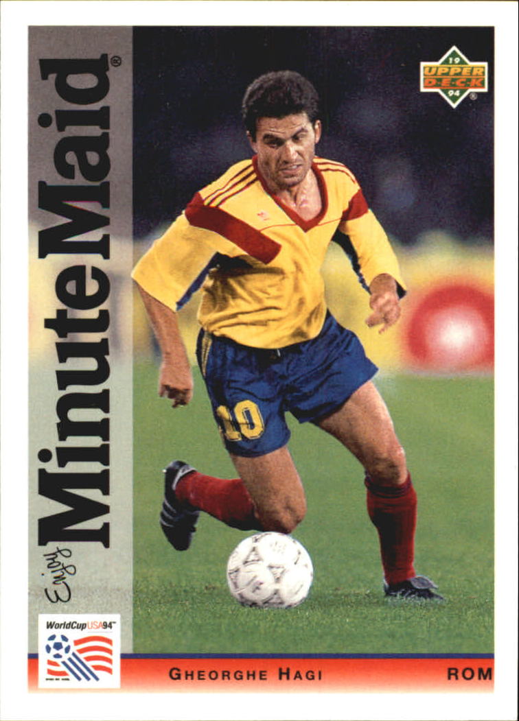 1994 Upper Deck World Cup Minute Maid #3 Gheorghe Hagi