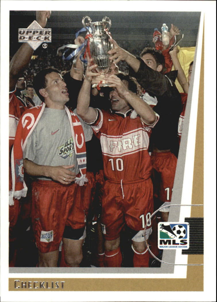 B6318- 1999 Upper Deck MLS Soccer Card #s 1-110 -You Pick- 15+ FREE US SHIP - Picture 206 of 209