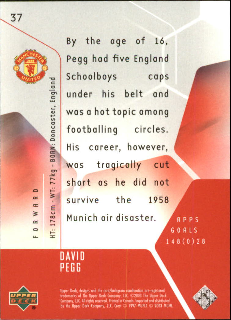 A8228- 2003 Upper Deck Manchester United Playmakers -You Pick- 15+ FREE US SHIP - Picture 41 of 85