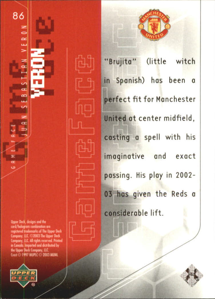 A8228- 2003 Upper Deck Manchester United Playmakers -You Pick- 15+ FREE US SHIP - Picture 69 of 85