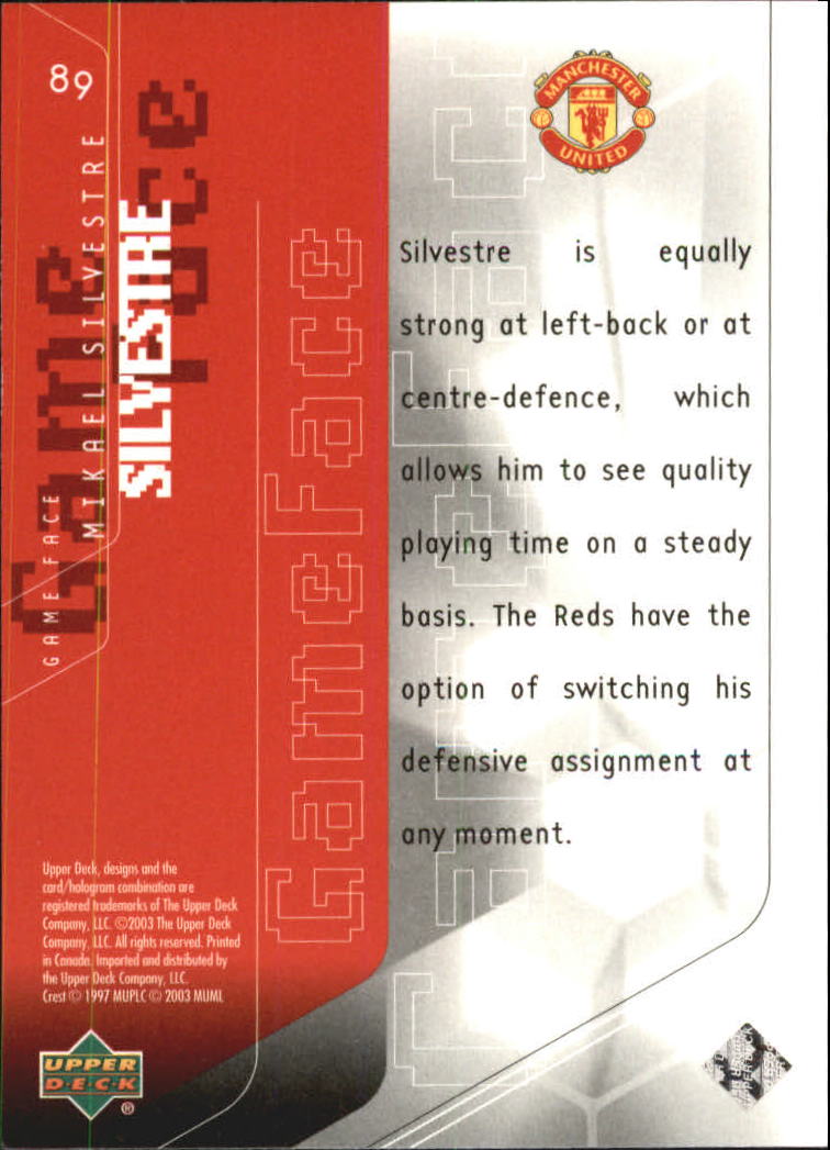 A8228- 2003 Upper Deck Manchester United Playmakers -You Pick- 15+ FREE US SHIP - Picture 73 of 85