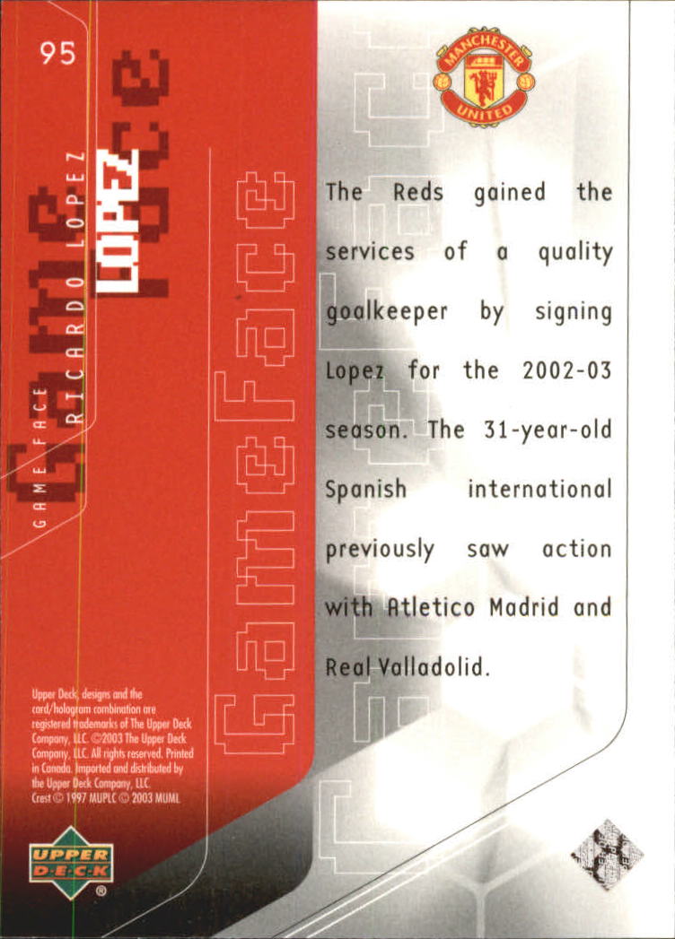 A8228- 2003 Upper Deck Manchester United Playmakers -You Pick- 15+ FREE US SHIP - Picture 79 of 85