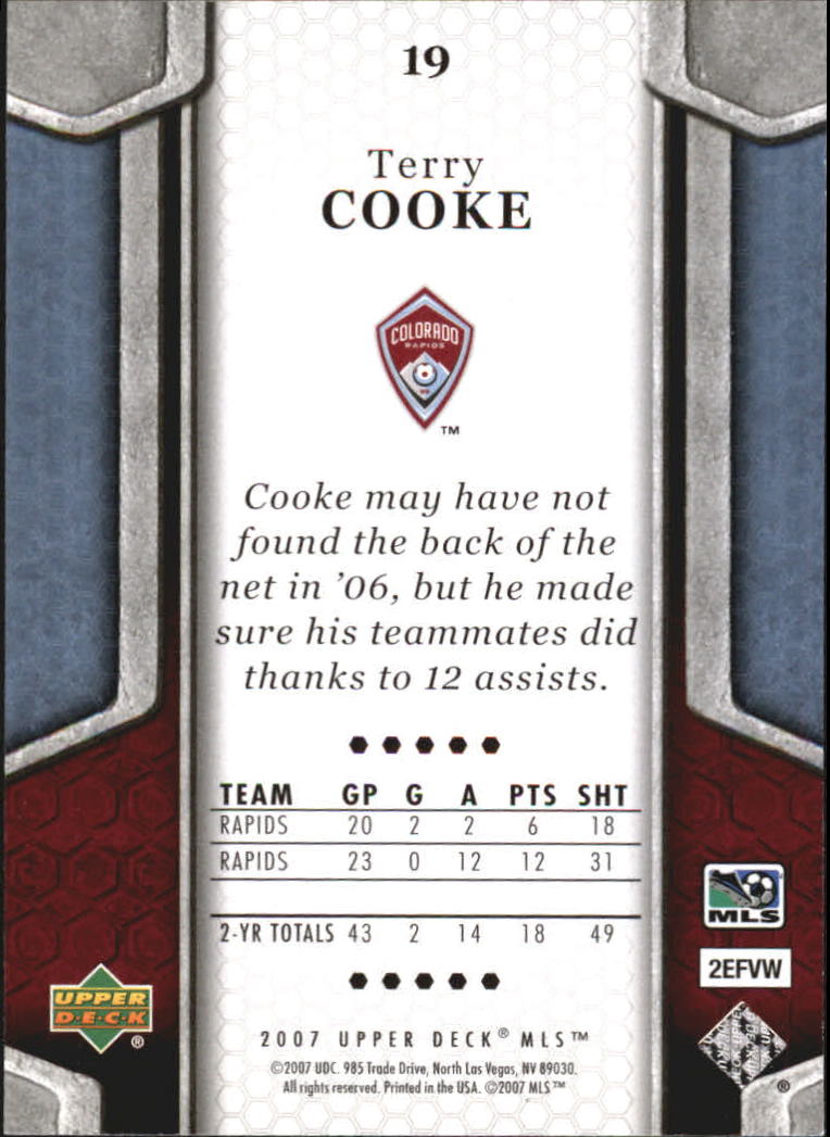 B2113- 2007 Upper Deck MLS Soccer #s 1-100 +Inserts -You Pick- 15+ FREE US SHIP - Picture 21 of 135